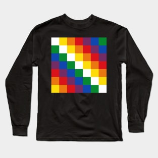 Wiphala Long Sleeve T-Shirt